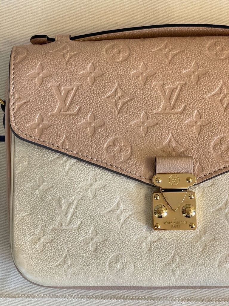 Pochette metis 2024 beige rose creme